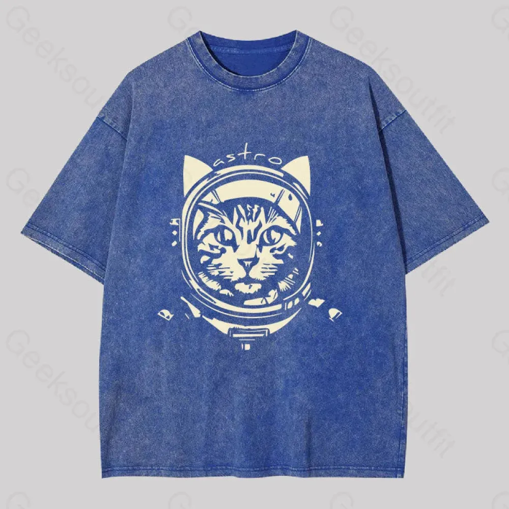 Astro Cat Washed T-shirt