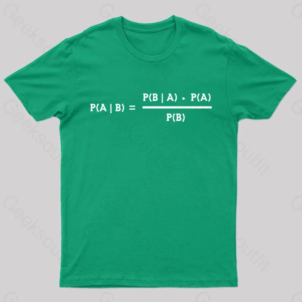 Bayes Theorem Nerd T-Shirt