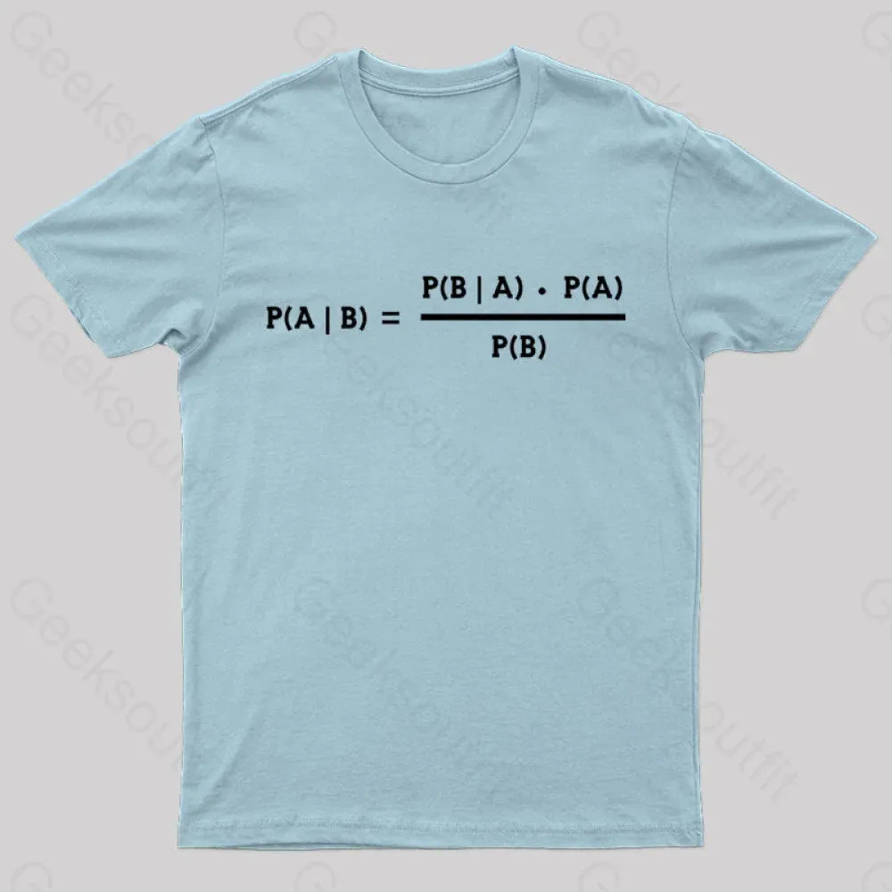 Bayes Theorem Nerd T-Shirt