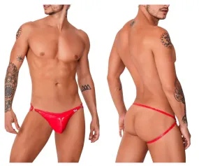 CandyMan 99741 Gloss Jockstrap Color Red