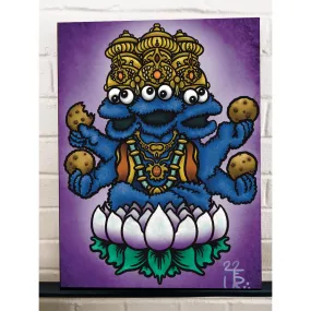 Cookie BrahMonster 8x10Canvas Art Print by JesseJFR