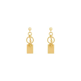 Indy Beaded Earrings - Gold