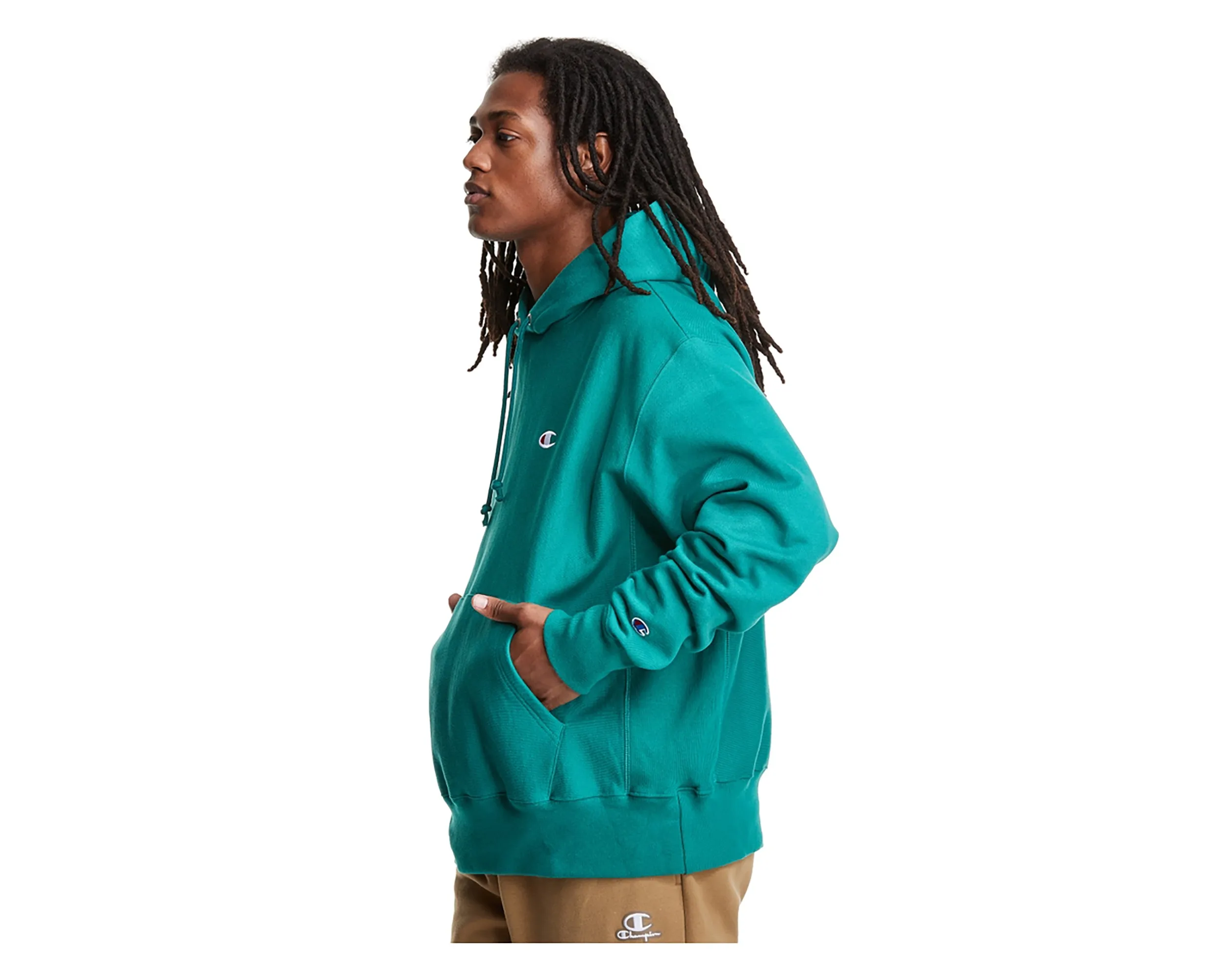 Men`s Reverse Weave Pullover Hoodie C Logo