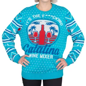 Women's Step Brothers Catalina Wines Ugly Christmas Sweater